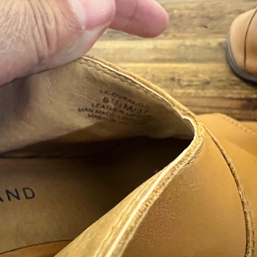Lucky Brand block stacked heel peep toe shoe - Picture 7 of 7